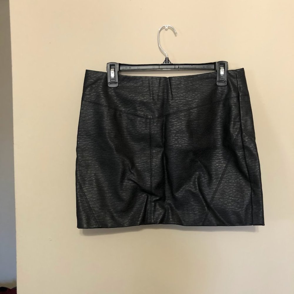 Leather Mini Skirt